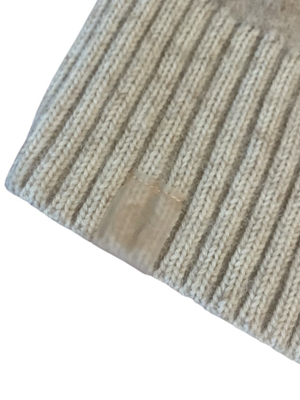 Lululemon Alpaca Wool-Blend V-Neck Sweater Heathered White Opal Size Small - Picture 7 of 8